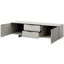 Garnero Arredamenti Set Mobili Soggiorno Completo-Set mobili soggiorno completo grigio Stone 2