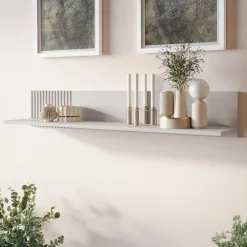 Garnero Arredamenti Set Mobili Soggiorno Completo-Set mobili soggiorno completo con frontali cannettati beige Ziggy 4