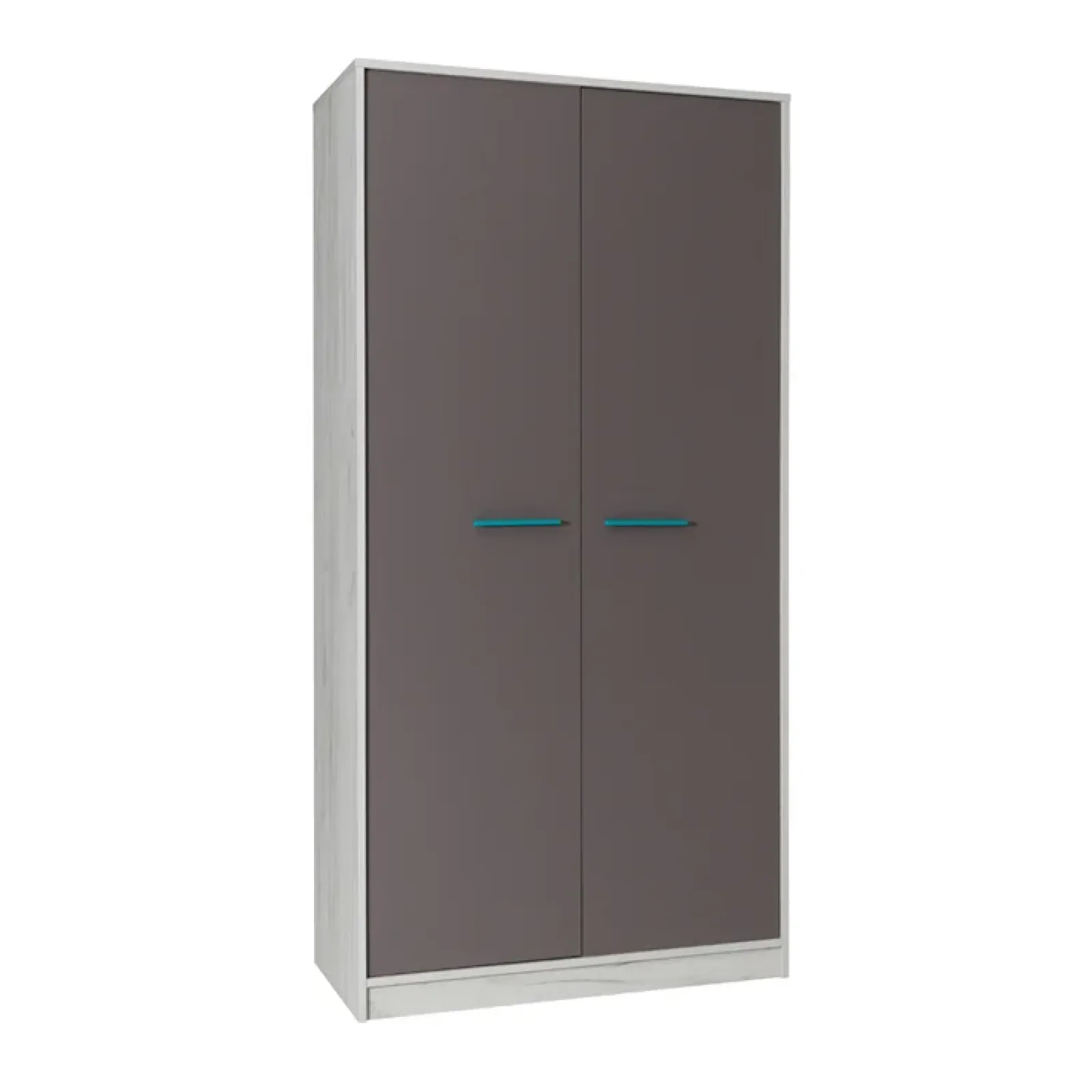 Garnero Arredamenti Armadio Cameretta-Set scrivania+armadio+colonna grigio bianco pino grigio blu Maya Gihome®