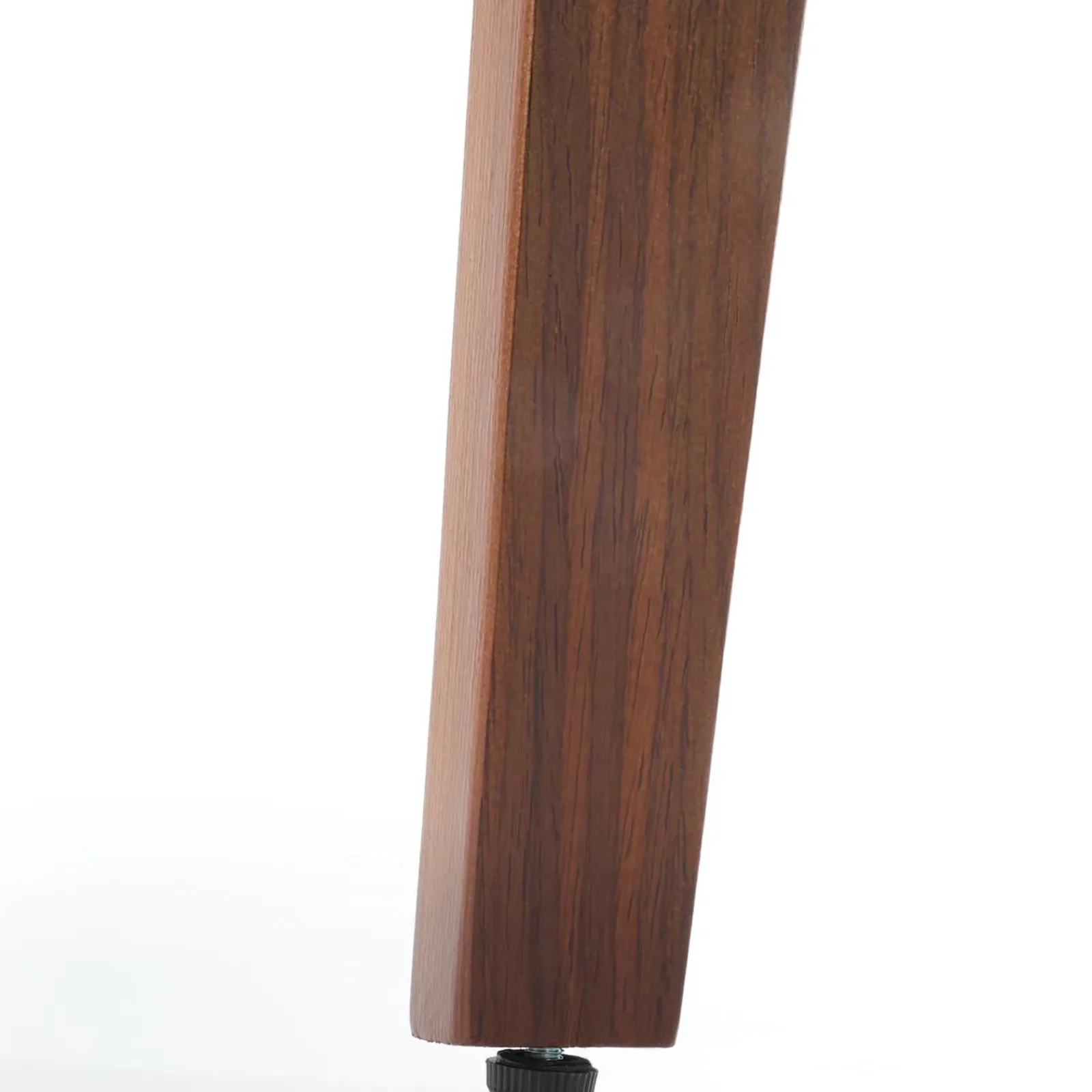 Garnero Arredamenti Sgabelli-Sgabello alto da bar in ecopelle moderno noce nero Ruby Noce - Nero