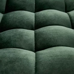 Garnero Arredamenti Sgabelli-Sgabello imbottito regolabile in velluto nero Fost Verde