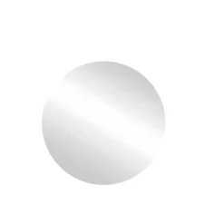 Garnero Arredamenti Specchio Per Bagno|Specchi-Specchio da parete retroilluminato rotondo 80x80cm vetro Cosca