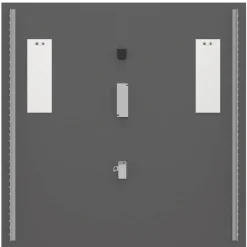 Garnero Arredamenti Specchi|Specchi-Specchio da parete retroilluminato 80x80cm Recto