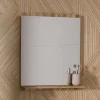 Garnero Arredamenti Specchio Per Bagno|Specchi-Specchio da parete 50x57cm con mensola rovere Bully