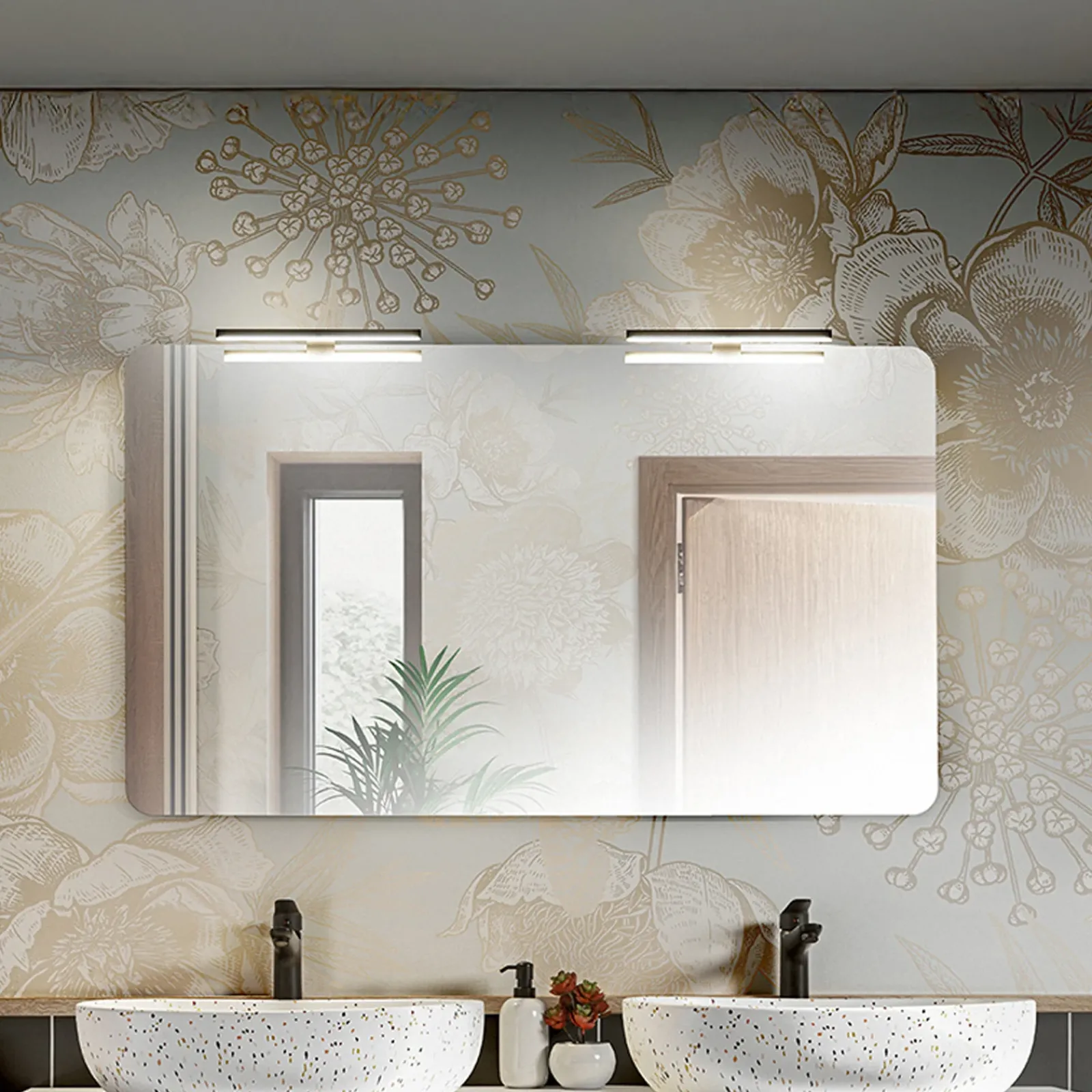 Garnero Arredamenti Specchi|Specchi-Specchio da parete 120x70cm Skin