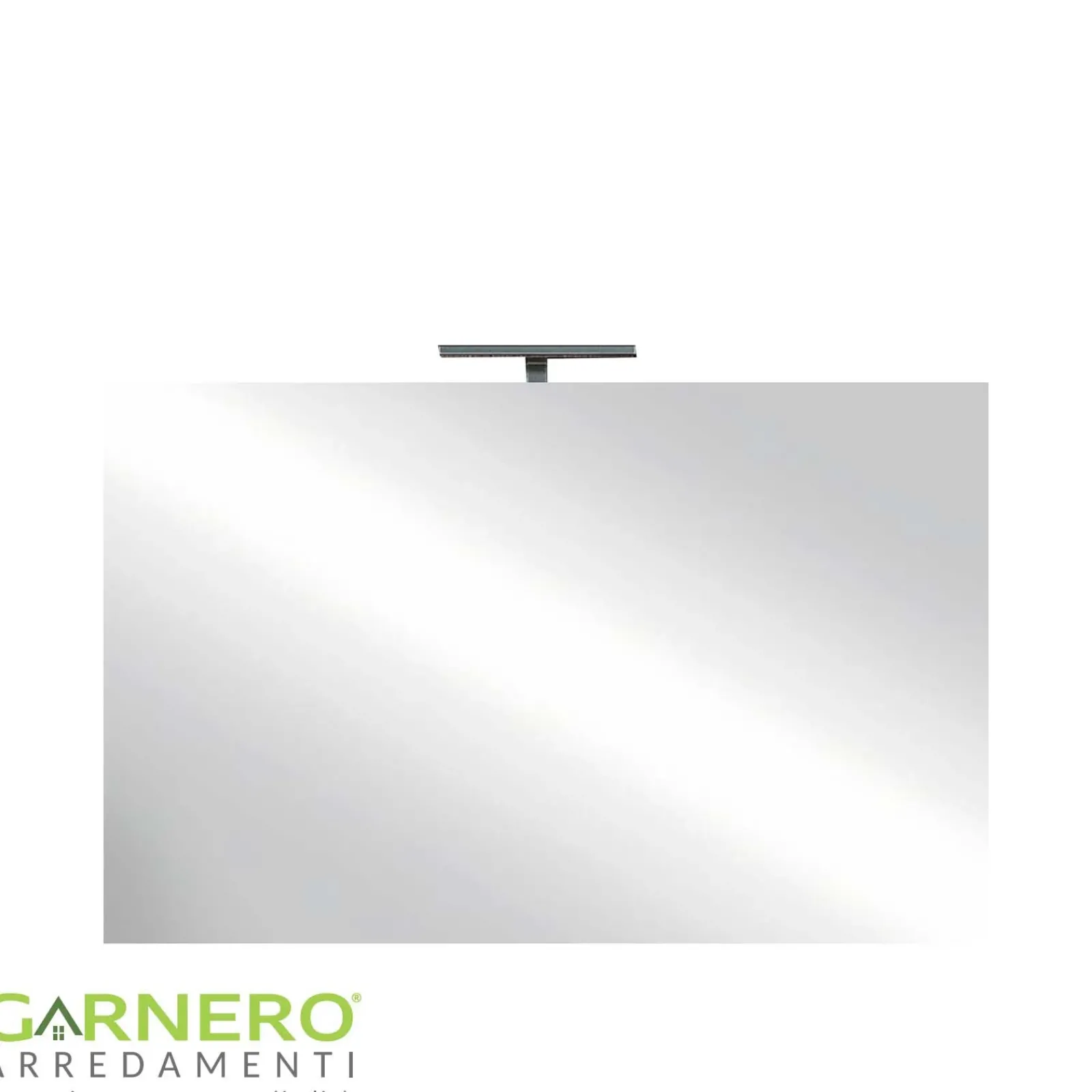 Garnero Arredamenti Specchio Per Bagno|Specchi-Specchio 100x75cm moderno con un LED vetro Premier