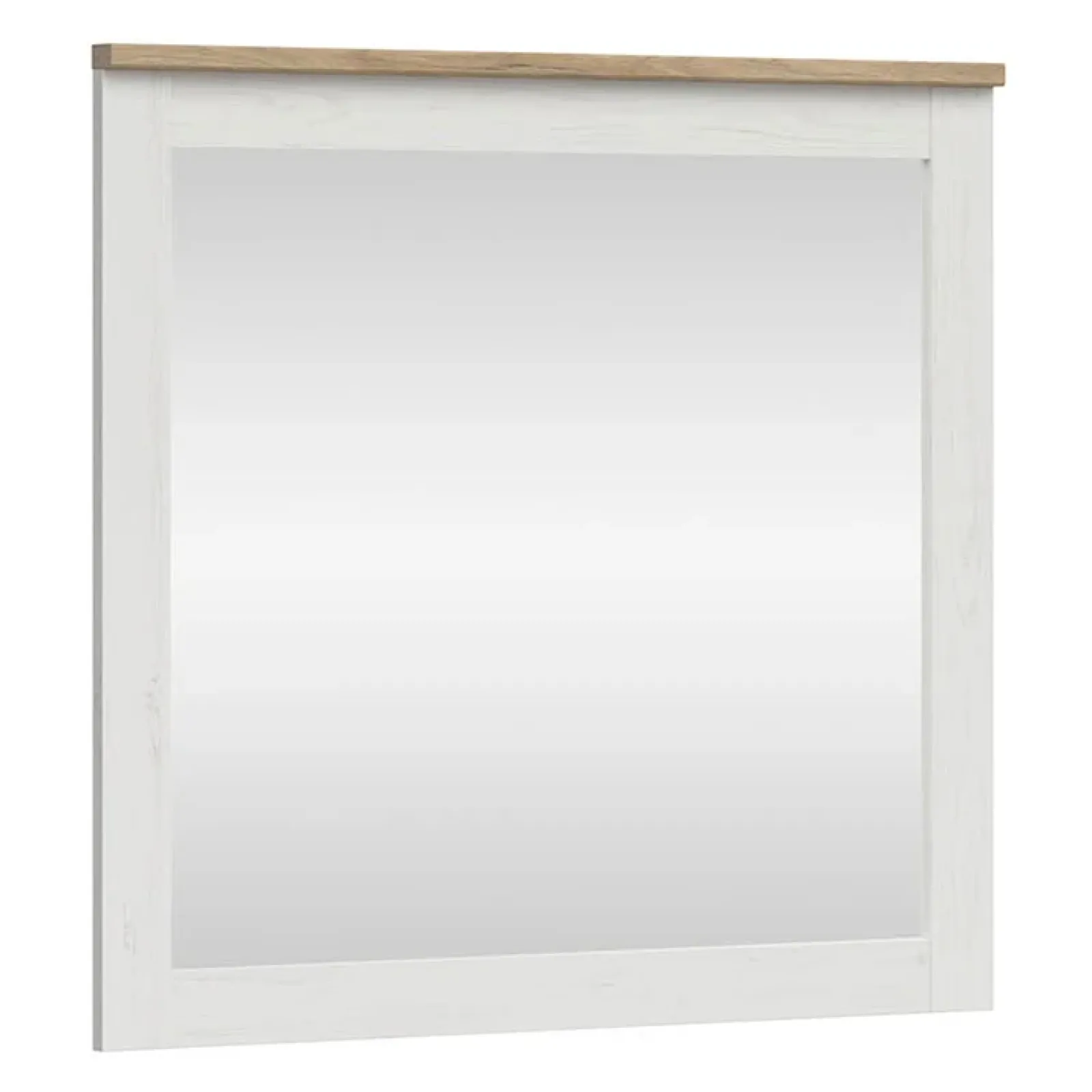 Garnero Arredamenti Specchi|Specchi-Specchio 96x91cm scandinavo bianco frassinato rovere Lars