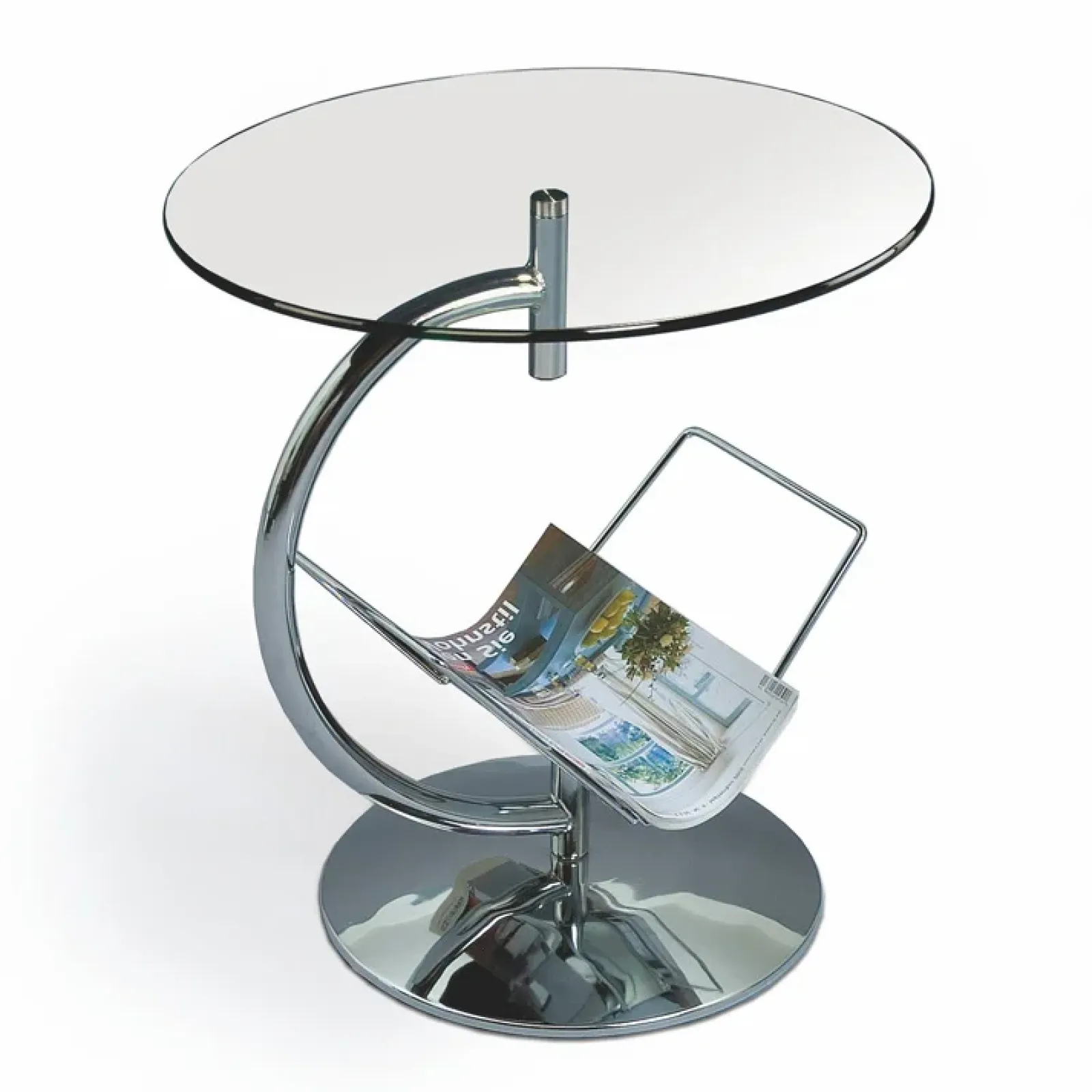 Garnero Arredamenti Tavolini Moderni|Tavolini Moderni-Tavolino da salotto in vetro moderno 45x50cm acciaio Word