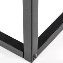 Garnero Arredamenti Tavolini Moderni|Tavolini Moderni-Tavolino da salotto industrial 100x60cm rovere nero Tammy