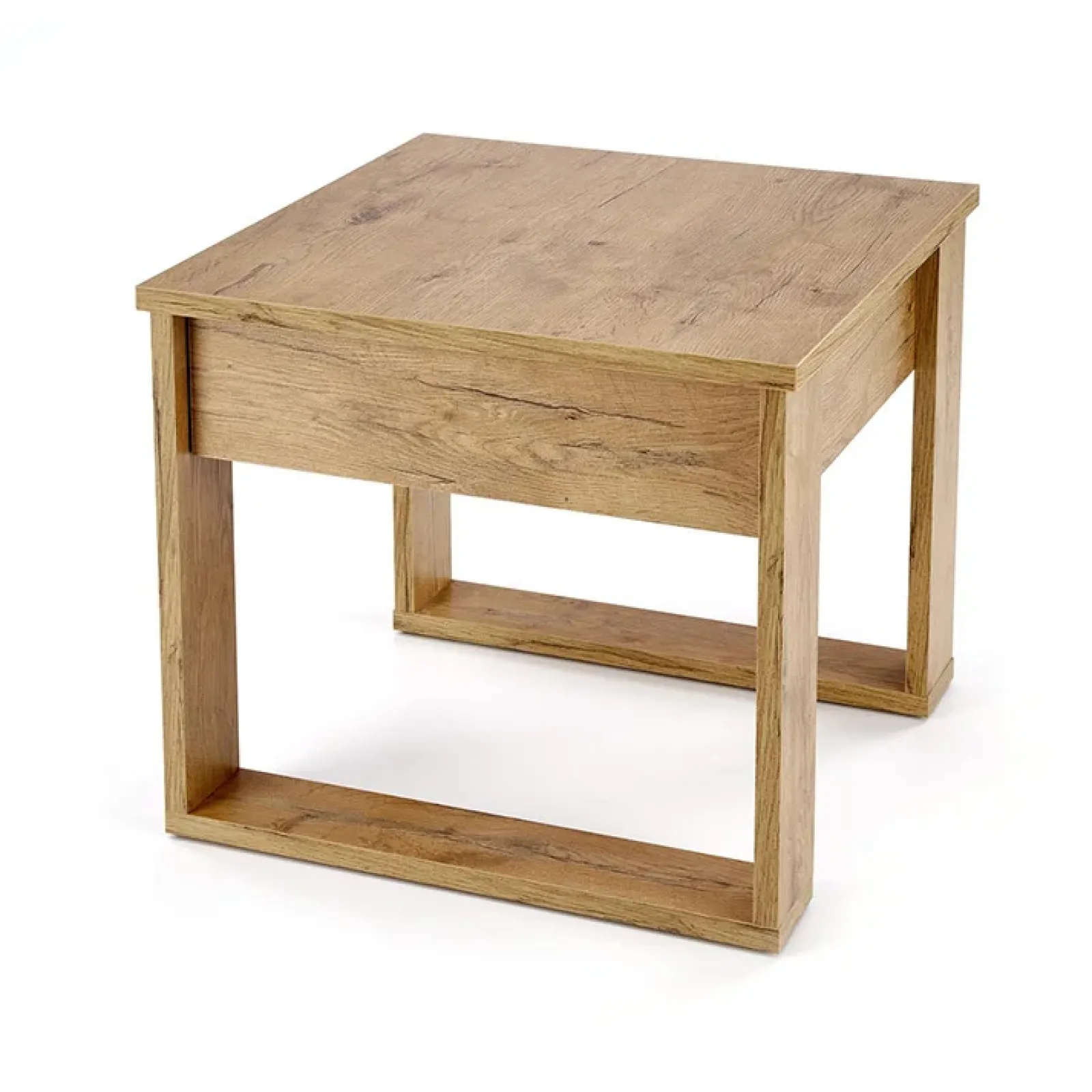 Garnero Arredamenti Tavolini Classici|Tavolini Classici-Tavolino da salotto moderno 60x52cm rovere Libano Rovere Rustico