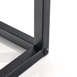 Garnero Arredamenti Tavolini Moderni|Tavolini Moderni-Tavolino da salotto quadrato 53x30cm rovere nero Algeria