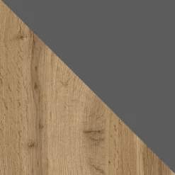 Garnero Arredamenti Tavolini Moderni|Tavolini Moderni-Tavolino da salotto quadrato 70x70cm rotante rovere grafite Rotol Rovere - Grafite