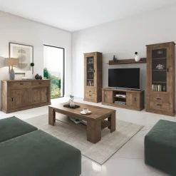 Garnero Arredamenti Tavolini Moderni|Tavolini Moderni-Tavolino da salotto 130x67cm 1 ripiano moderno Islen Noce