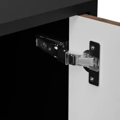 Garnero Arredamenti Tavolini Moderni|Tavolini Moderni-Tavolino da salotto 100x55cm con vano noce nero Wild Noce - Nero opaco