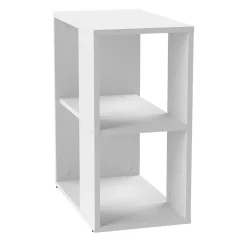 Garnero Arredamenti Tavolini Moderni|Tavolini Moderni-Tavolino da salotto 52x30cm con libreria bianco Enea