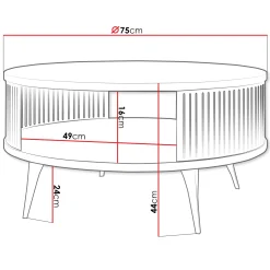 Garnero Arredamenti Tavolini Moderni|Tavolini Moderni-Tavolino da salotto 75x75cm design moderno rovere nero Valeris Rovere - Nero opaco