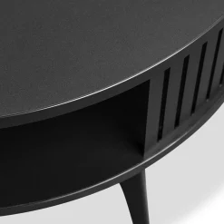 Garnero Arredamenti Tavolini Moderni|Tavolini Moderni-Tavolino da salotto 75x75cm design moderno nero Valeris Nero Opaco