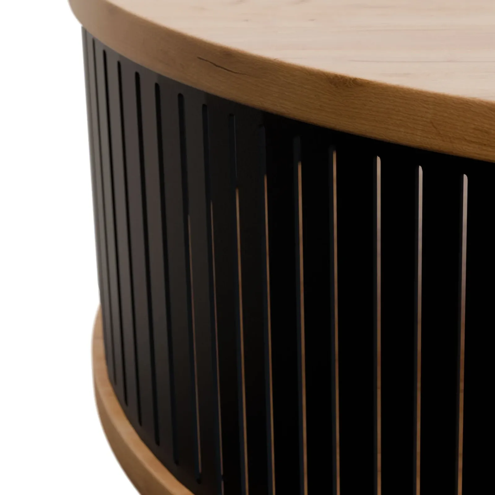 Garnero Arredamenti Tavolini Moderni|Tavolini Moderni-Tavolino da salotto 75x75cm design moderno rovere nero Elisera Rovere - Nero opaco