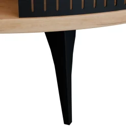 Garnero Arredamenti Tavolini Moderni|Tavolini Moderni-Tavolino da salotto 75x75cm design moderno rovere nero Elisera Rovere - Nero opaco