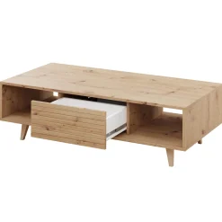 Garnero Arredamenti Tavolini Classici|Tavolini Classici-Tavolino da salotto 120x60cm design cannettato rovere Branch