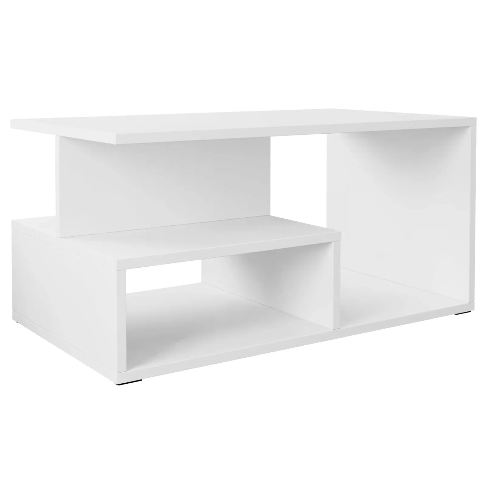 Garnero Arredamenti Tavolini Moderni|Tavolini Moderni-Tavolino da salotto 90x51cm design moderno bianco Miralys