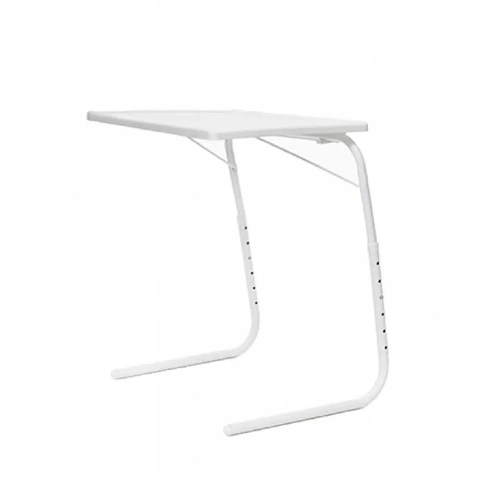 Garnero Arredamenti Accessori Ufficio-Tavolino pieghevole multiposizione 53x70cm metallo bianco Giga