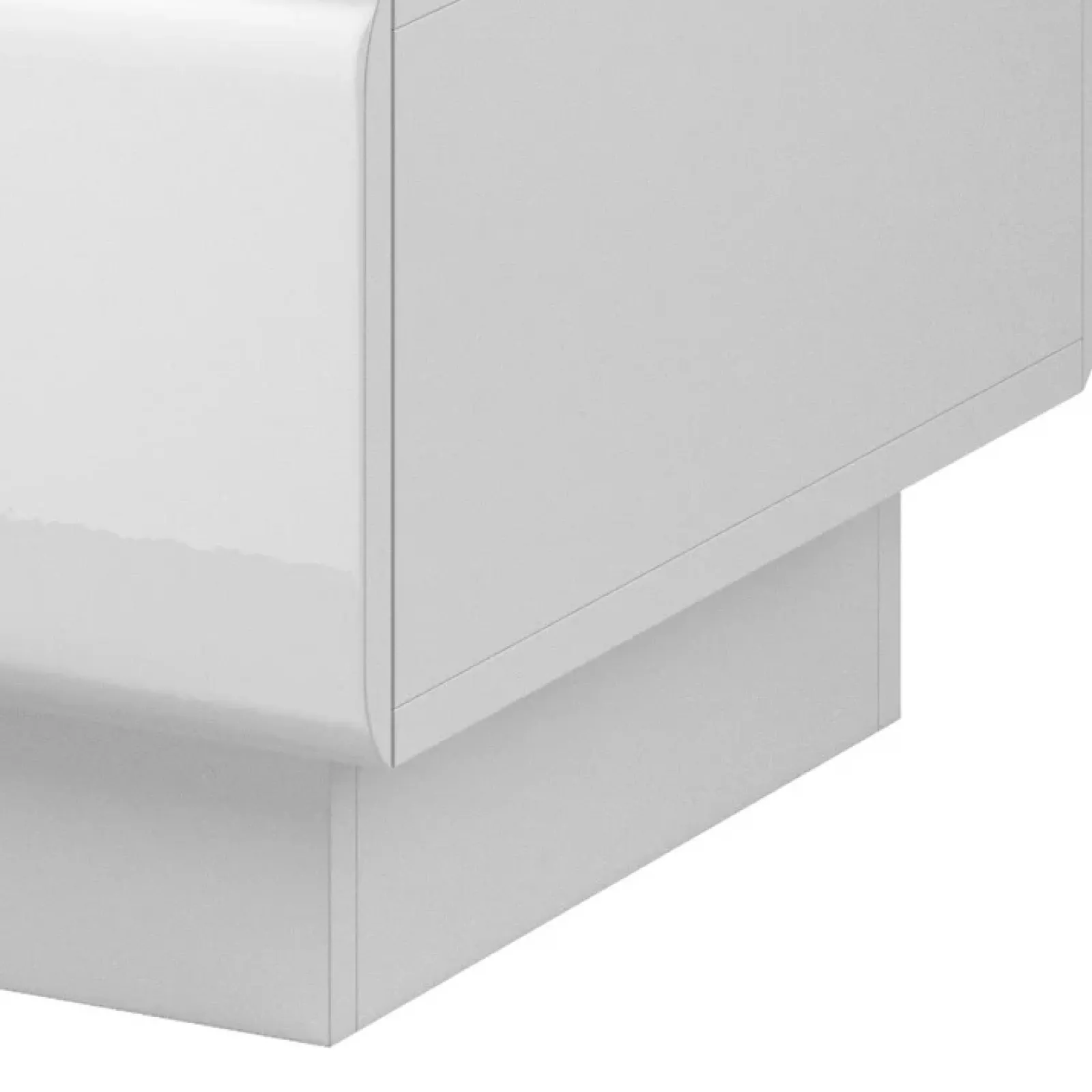 Garnero Arredamenti Tavolini Moderni|Tavolini Moderni-Tavolino salotto con cassetti 110x60cm bianco lucido rovere Tahiti