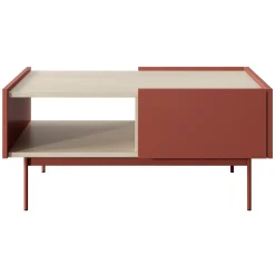 Garnero Arredamenti Tavolini Moderni|Tavolini Moderni-Tavolino salotto 97x65cm design moderno rosso Passion
