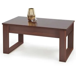 Garnero Arredamenti Tavolini Classici|Tavolini Classici-Tavolino 110x60cm salotto con cassetti moderno scuro Ivo Noce