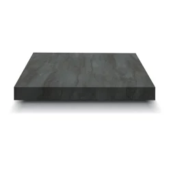 Garnero Arredamenti Tavoli Da Pranzo|Tavoli Allungabili-Tavolo 160/240 cm allungabile acciaio ossidato metallo Otab Ossido