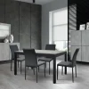 Garnero Arredamenti Tavoli Da Pranzo|Tavoli Allungabili-Tavolo 160/220 cm allungabile grigio cemento metallo Arex