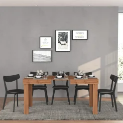 Garnero Arredamenti Tavoli In Legno|Tavoli Da Pranzo-Tavolo allungabile 120-200 cm rovere Block
