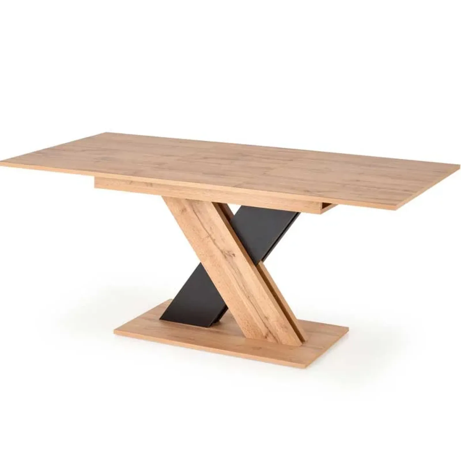 Garnero Arredamenti Tavoli Da Pranzo|Tavoli Allungabili-Tavolo allungabile 130/175cm da pranzo moderno rovere nero Brenta