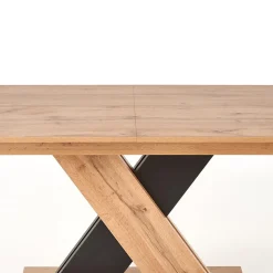 Garnero Arredamenti Tavoli Da Pranzo|Tavoli Allungabili-Tavolo allungabile 130/175cm da pranzo moderno rovere nero Brenta