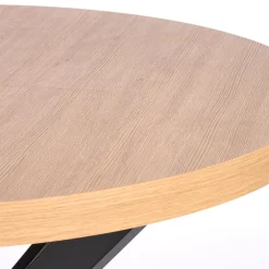 Garnero Arredamenti Tavoli Da Pranzo|Tavoli Allungabili-Tavolo allungabile 100/250cm da pranzo rovere dorato nero Agri