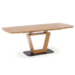 Garnero Arredamenti Tavoli In Legno|Tavoli Da Pranzo-Tavolo allungabile 160/220cm da pranzo rovere dorato Peonia Gihome®