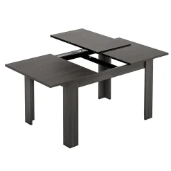 Garnero Arredamenti Tavoli Laccati|Tavoli Da Pranzo-Tavolo allungabile 140/190cm da pranzo grigio cenere Tito