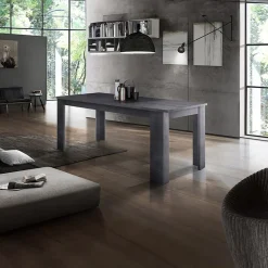 Garnero Arredamenti Tavoli Da Pranzo|Tavoli Allungabili-Tavolo allungabile 160-210cm Zenzero Ossido