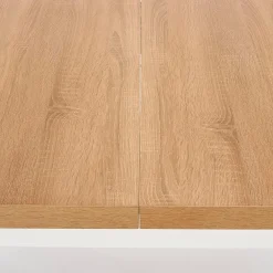 Garnero Arredamenti Tavoli In Legno|Tavoli Da Pranzo-Tavolo allungabile 140/220cm rettangolare rovere nodato bianco Ace Bianco - Rovere