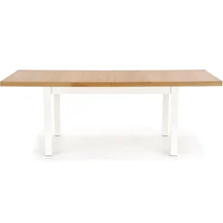 Garnero Arredamenti Tavoli In Legno|Tavoli Da Pranzo-Tavolo allungabile 140/220cm rettangolare rovere nodato bianco Ace Bianco - Rovere