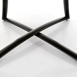 Garnero Arredamenti Tavoli Rotondi|Tavoli Da Pranzo-Tavolo allungabile 118/148cm rotondo rovere antracite nero Ortensia Gihome®