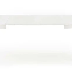 Garnero Arredamenti Tavoli Rotondi|Tavoli Da Pranzo-Tavolo allungabile 100/200cm rotondo moderno bianco Robin