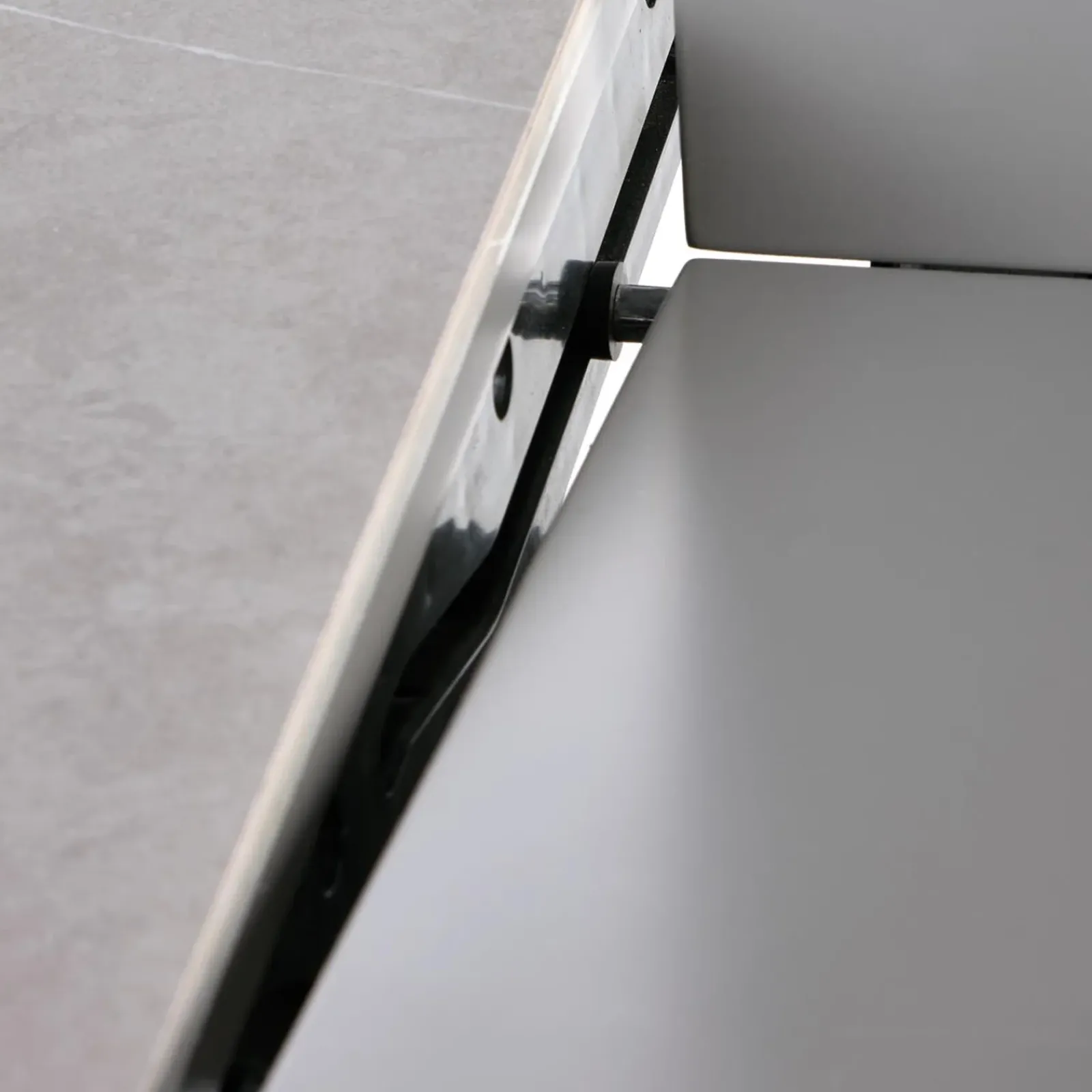 Garnero Arredamenti Tavoli Rotondi|Tavoli Da Pranzo-Tavolo allungabile 120/160cm rotondo marmo grigio oro Ticino