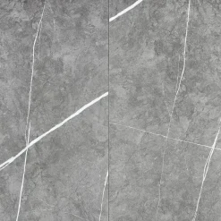 Garnero Arredamenti Tavoli Rotondi|Tavoli Da Pranzo-Tavolo allungabile 120/160cm rotondo marmo grigio oro Ticino