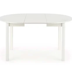 Garnero Arredamenti Tavoli Rotondi|Tavoli Da Pranzo-Tavolo allungabile 102/142cm rotondo da pranzo moderno bianco Lucci Bianco Opaco
