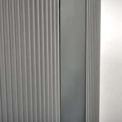 Garnero Arredamenti Tavoli Da Pranzo|Tavoli Allungabili-Tavolo allungabile da pranzo 160/220cm bianco grigio chiaro Ignazio