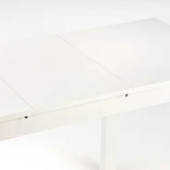 Garnero Arredamenti Tavoli In Legno|Tavoli Da Pranzo-Tavolo allungabile moderno 100/135cm bianco Astana Bianco Opaco