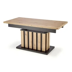 Garnero Arredamenti Tavoli In Legno|Tavoli Da Pranzo-Tavolo allungabile moderno 130/170cm rovere nero Ottowa