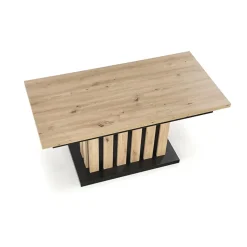 Garnero Arredamenti Tavoli In Legno|Tavoli Da Pranzo-Tavolo allungabile moderno 130/170cm rovere nero Ottowa