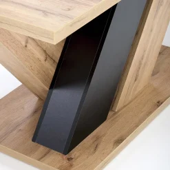 Garnero Arredamenti Tavoli In Legno|Tavoli Da Pranzo-Tavolo allungabile moderno 160/200cm rovere nero Wolly